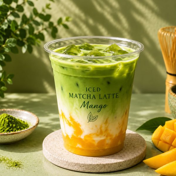Iced Matcha Latte Mango