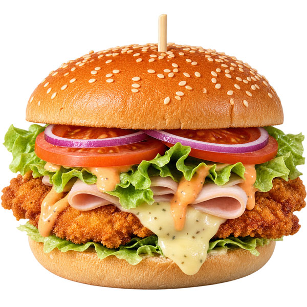 Poulet Cordon Burger